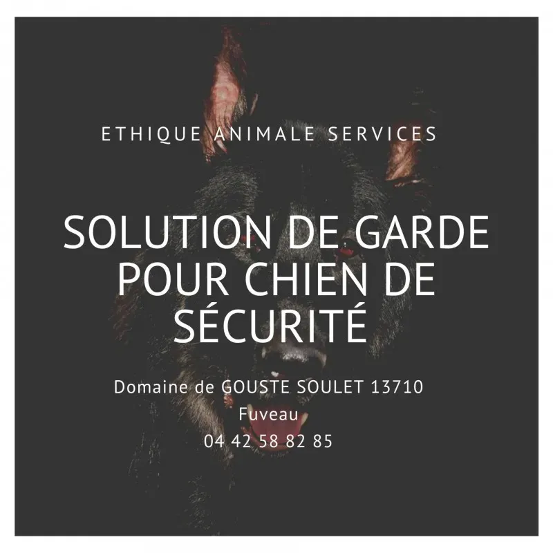 Faire garder un chien de sécurité sur Fuveau entre Aubagne et Vitrolles