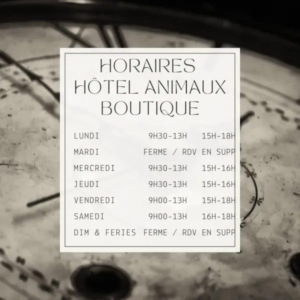 Les Horaires d'ouverture et de fonctionnement du Domaine Animalier ETHIQUE ANIMALE SERVICES à Fuveau proche de Gardanne